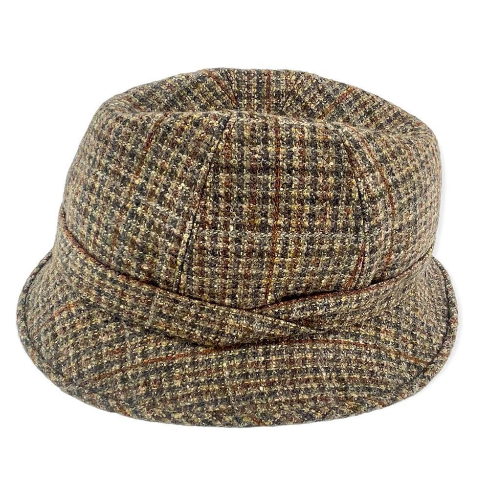Vintage The Rambler Hat By Aquascutum Of London Adult Wool Fedora Hat 7.5/61